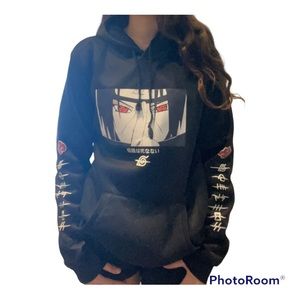 Unisex graphic anime hoodie